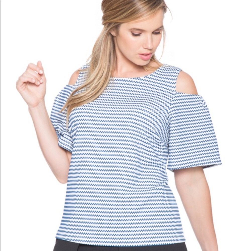 Eloquii Cold Shoulder Blouse